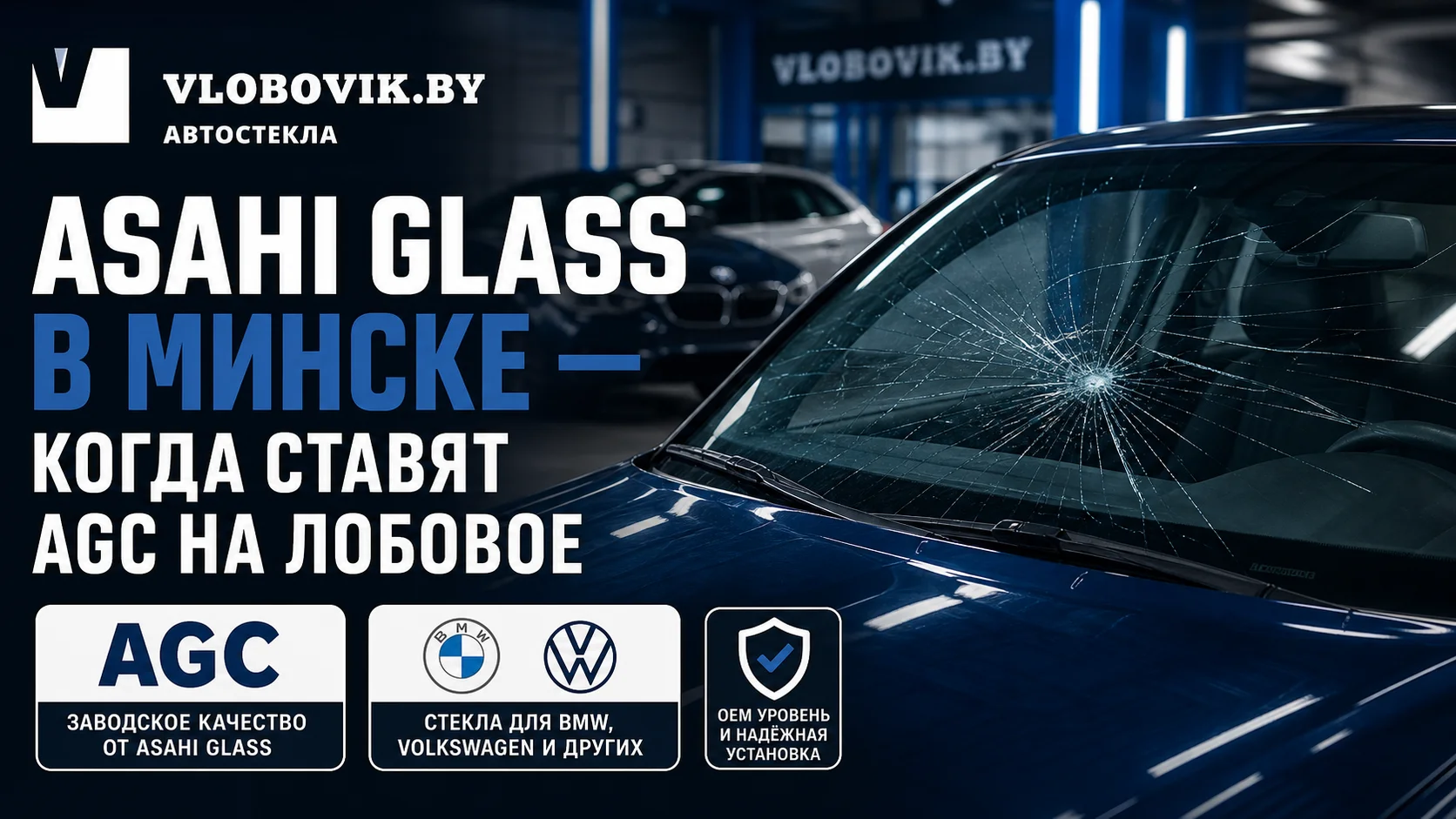 Asahi Glass в Минске — когда ставят AGC на лобовое